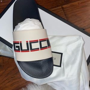 Brand new Gucci slides